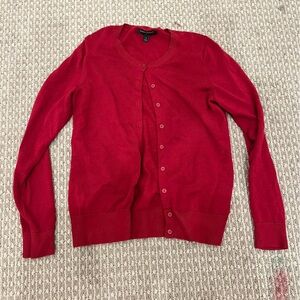 Banana Republic Cherry Red Knit Sweater